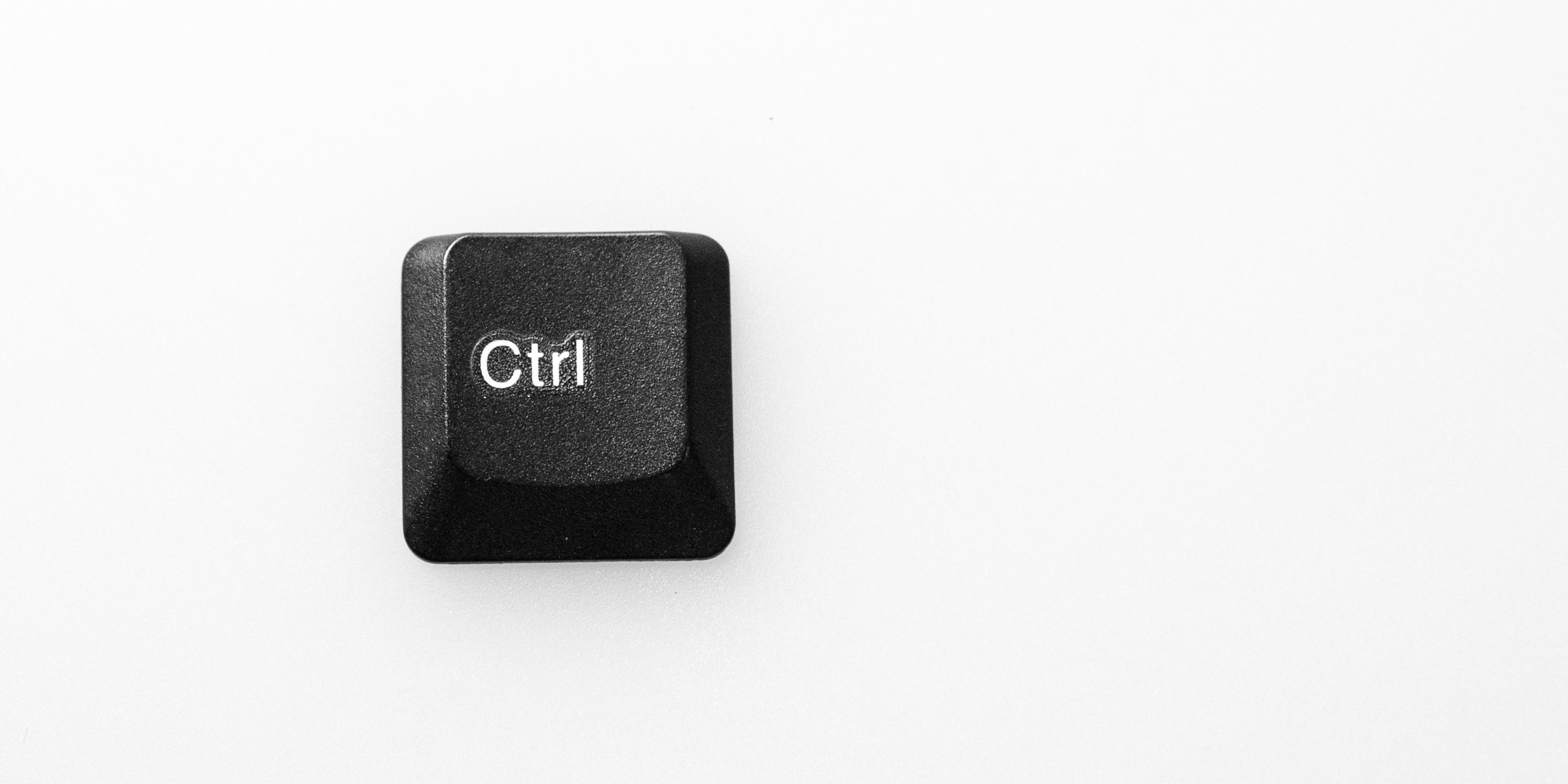 Control key on a keyboard symbolizing command