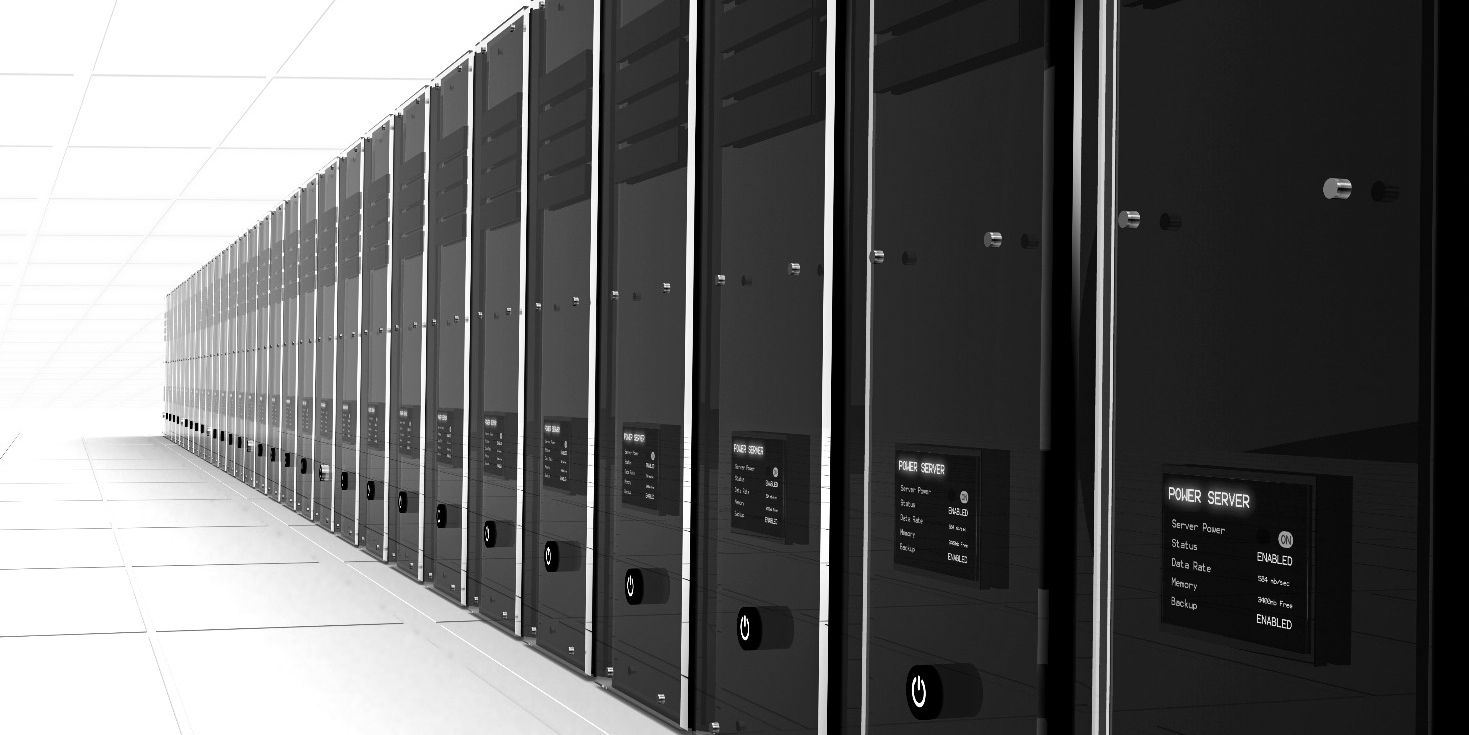 Abstract database architecture visualization